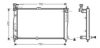 KIA 0K55C15200F Radiator, engine cooling